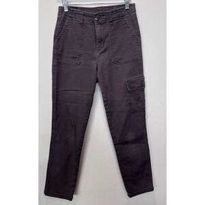 KUT from the Kloth Ankle Straight‎ Leg Cargo Pants Women's Size 2 Gray Utility